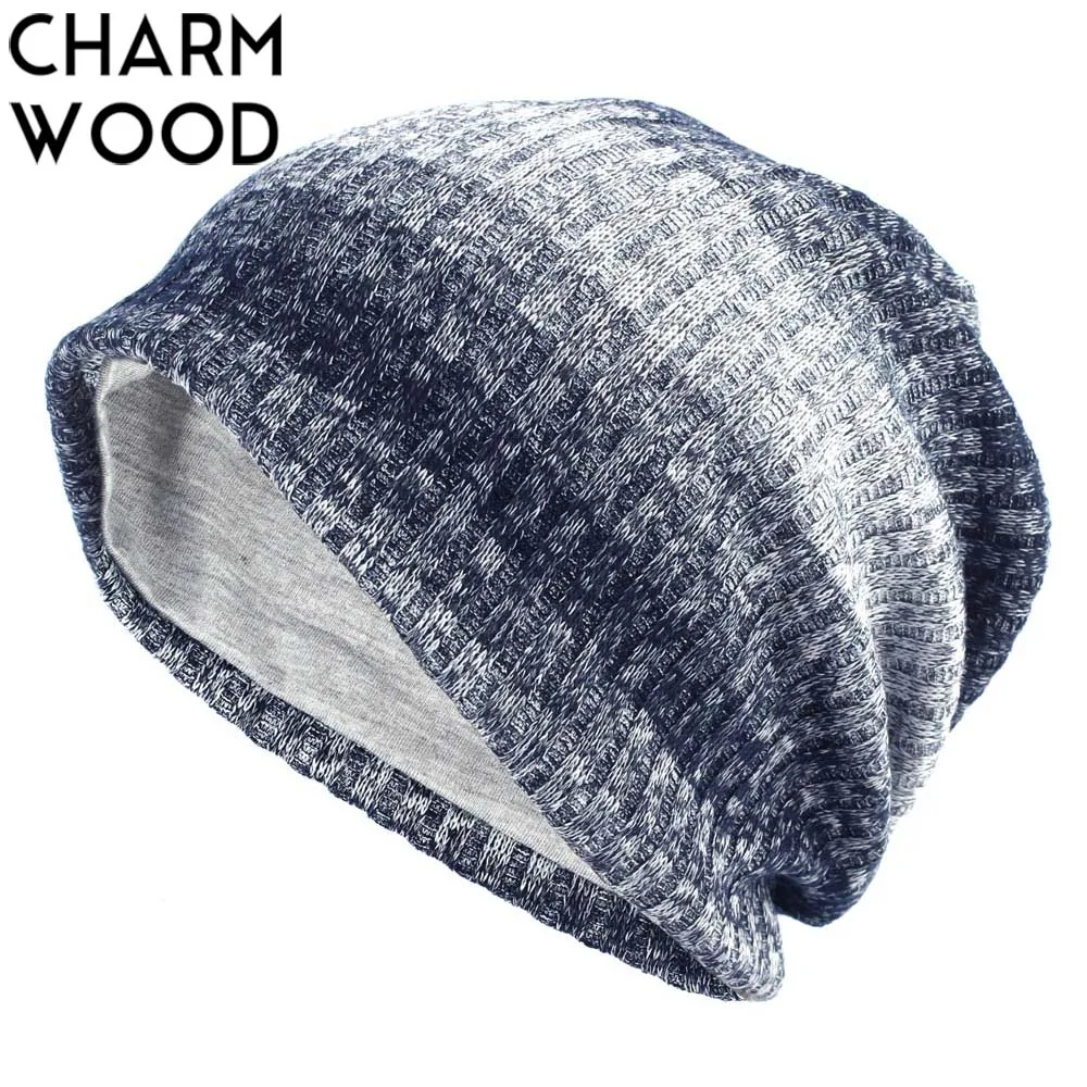 Шапка Унисекс Skullies Beanies 2018 Новая Осенняя Вязаная Шапка-бини для женщин и мужчин