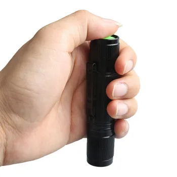 

Hiking Camping Outdoor Waterproof Torch 1200LM Mini 85x15 mm Q5 LED Flashlight AA Battery Black Torch Focus Light