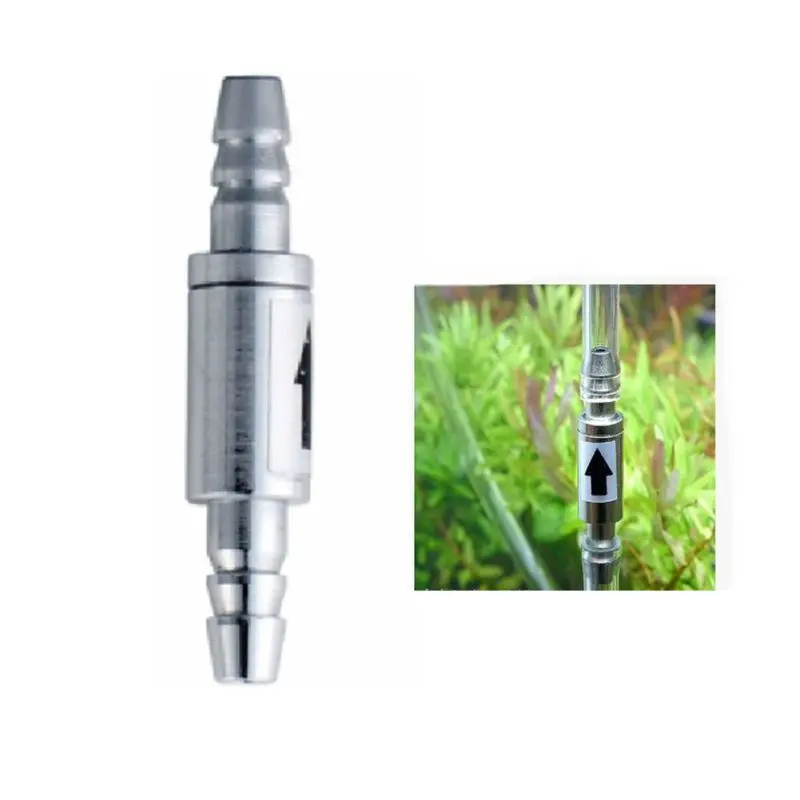 

Check Valve For CO2 Equipment 4mm Aquarium Water Valve Non Return Water To CO2 System Diffuser Dioxide Cylinder
