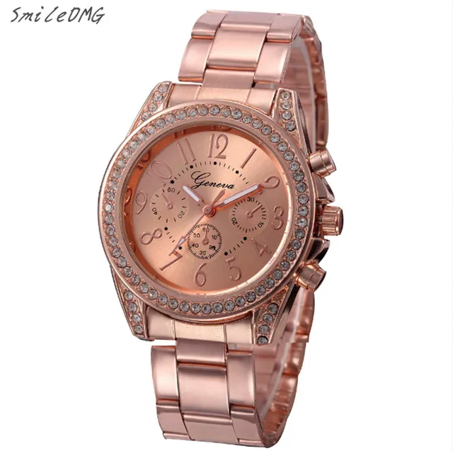 Fashion Ladies Quartz Bracelet Watch Rose Gold Female Wristwatch Luxury Montre F Fashion Ladies Quartz Bracelet Watch Rose Gold Female Wristwatch Luxury Montre F