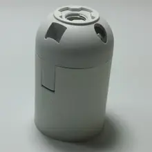 20 шт./лот простой белый пластик E27 лампы держатель лампы гнездо базы для настенного лампы, подвесные светильники