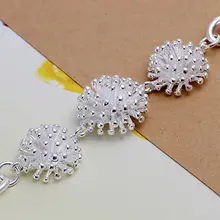 Браслет 925 серебряный браслет 925 Серебряный Модный Ювелирный Браслет Украшения фейерверк Whplesale fqap LH014