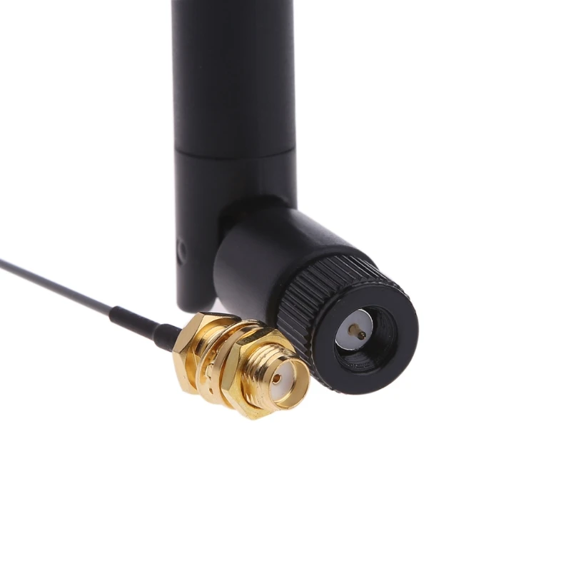 Бесплатная доставка 2 4 GHz 5dBi Wifi антенна PCI U.FL IPX к RP SMA Мужской Pigtail Удлинительный