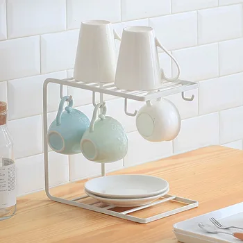 

Wrought iron kitchen, cups and saucers waterlogging caused by excessive rainfall tableware display stand to live in