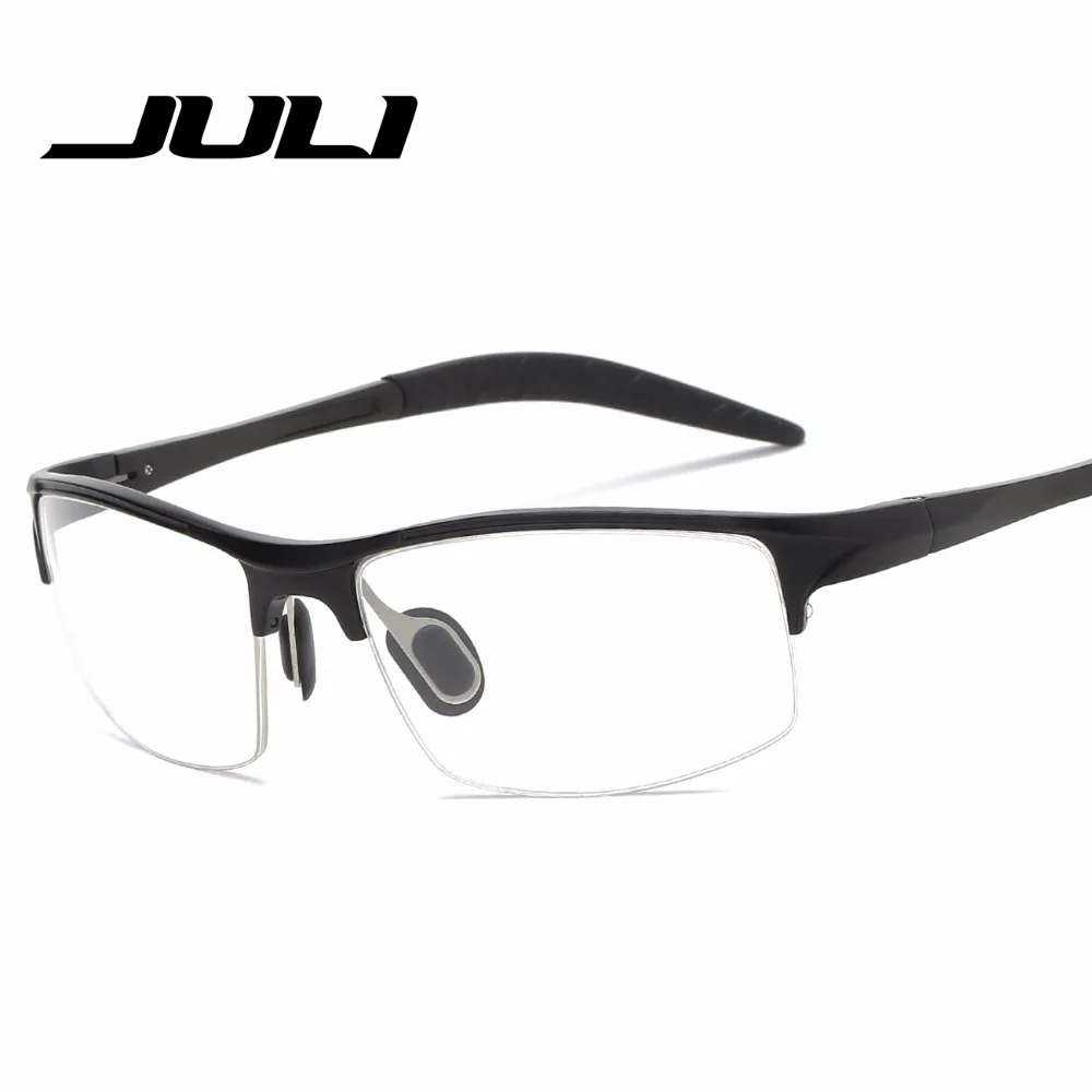 

JULI EYEWEAR Men Optical Frames Eyeglasses Frames Rack Commercial Glasses Fashion Eyeglasses Myopia Magnesium aluminum Frame