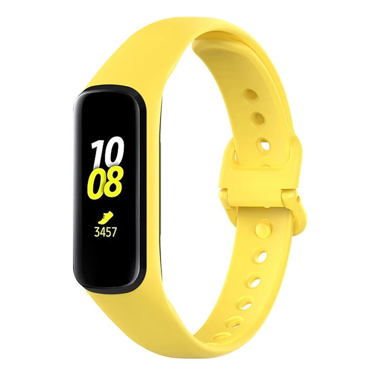 Силиконовый ремешок Laforuta для Galaxy Fit e резиновый спортивный браслет Samsung R375 женский