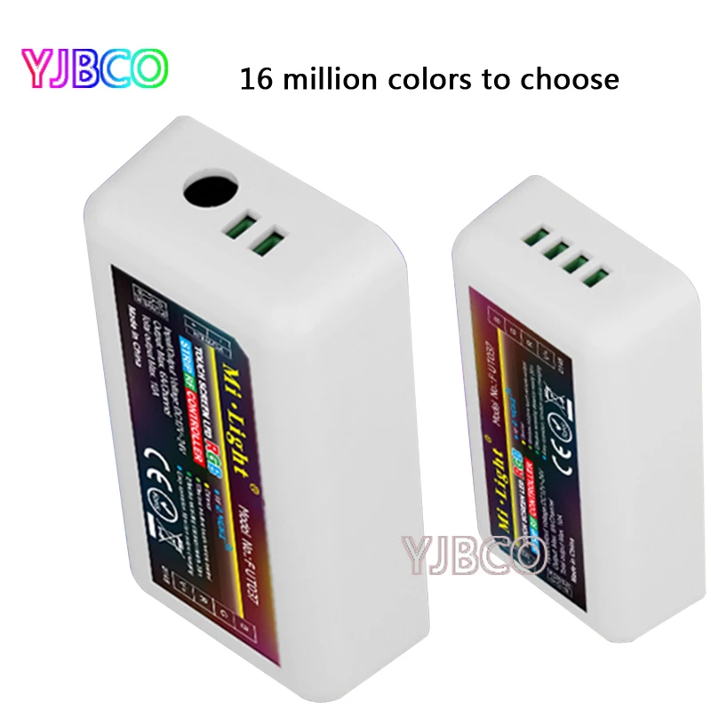 2.4G  Wireless 4-Zone FUT037 Mi Light RF Wireless RGB LED Controller for Flexible 5050 3528 RGB Led Strip Light