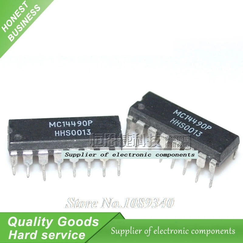 5pcs/lot MC14490P MC14490 DIP16 logic chip New Original Free Shipping ...
