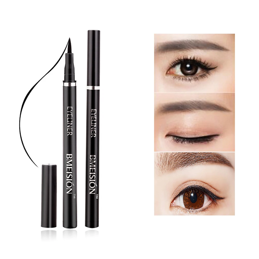 

Black Long Lasting Eyeliner Pencil Waterproof Fast Dry Eye Liner Smudge-Proof Cosmetic Beauty Makeup Liquid TSLM2