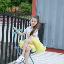 Юбка-американка, юбка для малышей, юбка для маленьких девочек, танцевальная одежда для девочек, милая фатиновая юбка-американка, юбка-пачка, вечерние юбки принцессы