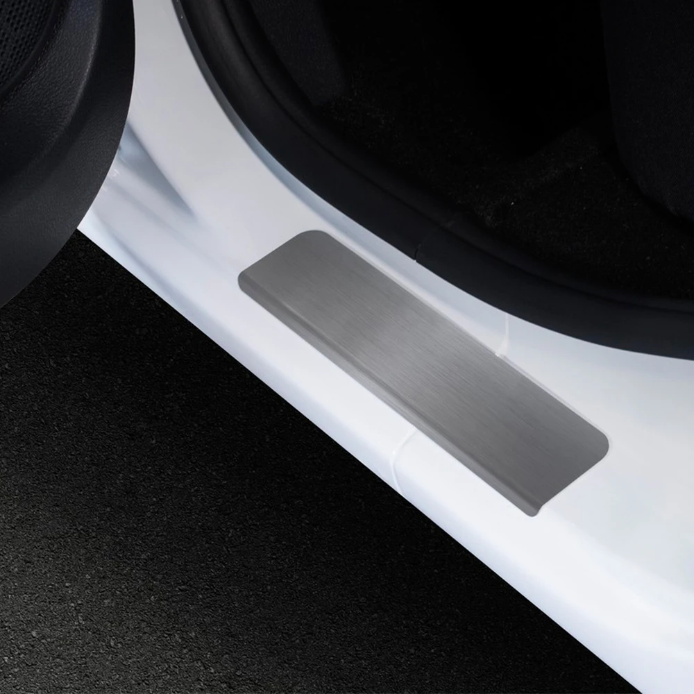 Door sill Rival for Renault Sandero II 2014-n. A. stainless Steel Jersey 4 PCs NP.4702.3 | Автомобили и мотоциклы