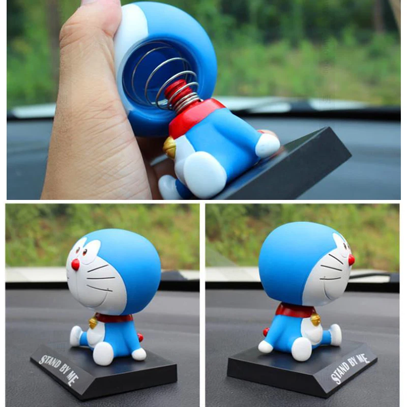 Мультяшные пластиковые фигурки Doraemon с качающейся головой, Автомобильные украшения для интерьера, коллекция Doraemon, украшение для автомобиля