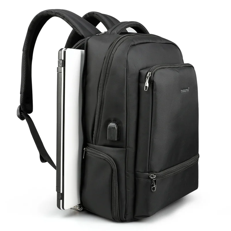 Waterproof Nylon Travel Backpack Men's Backpacks for 15.6
