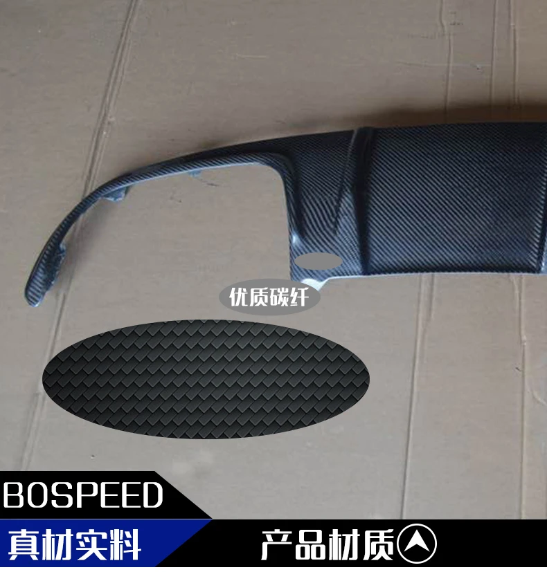 Fit for Mercedes-Benz C W204 C63 carbon fiber Rear diffuser bumper rear lip spoiler | Автомобили и мотоциклы