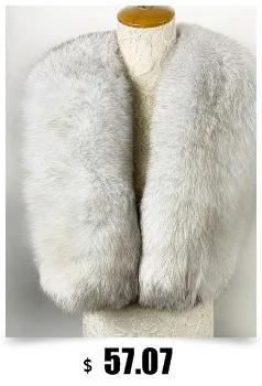 TOPFUR New Fashion Winter Female Scarf Real Fur Scarf For Women Natural Fox Fur White Fur Solid Long Luxury Scarfs Women