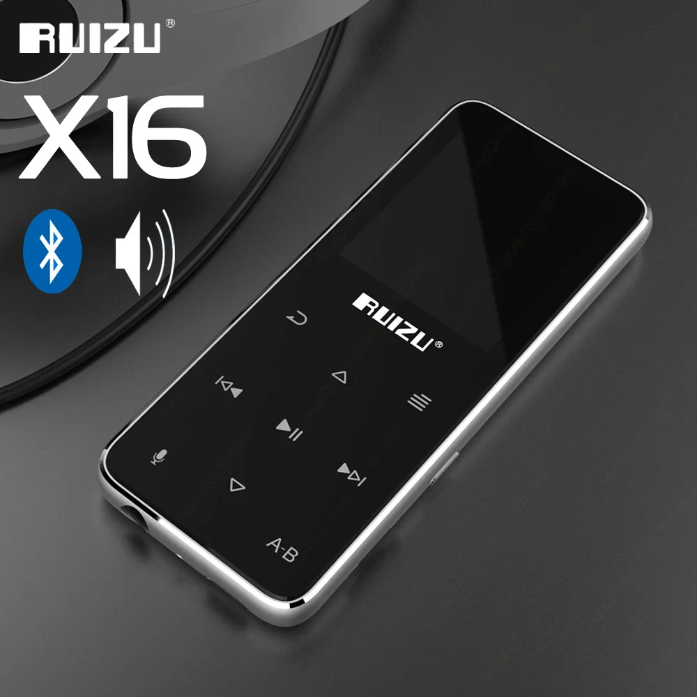 Bluetooth MP3-плеер RUIZU X16 8G Flac музыкальный плеер со встроенным динамиком поддержка fm-радио Запись видео электронная книга шагомер