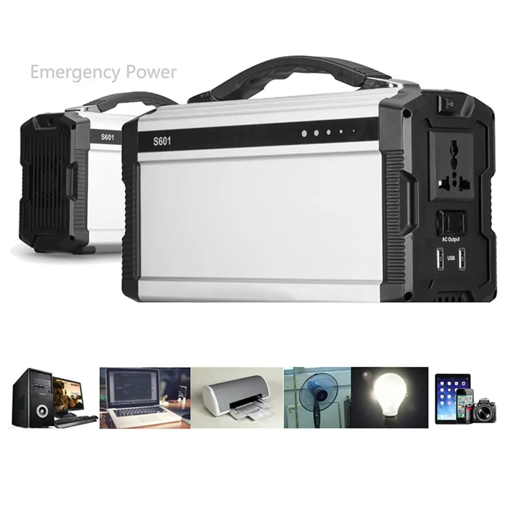 

60000mA High Power Portable Power Station Super Long Standby Car Auto Emergency Power Bank with LED Indicators & Handle