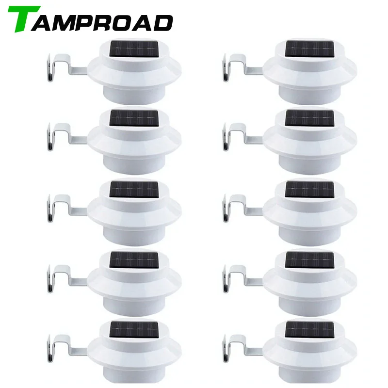 TAMPROAD 10 шт. Солнечная лампа наружный порог двор настенный светодиодный светильник
