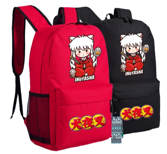 Inuyasha School Backpack for Boys Girls Laptop Bag Sports Traveling Daypack 16.512.65.5 in Inuyasha School Backpack for Boys Girls Laptop Bag Sports Traveling Daypack 16.512.65.5 in