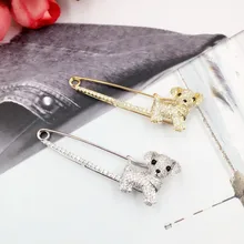 New Fashion Vivid Dog Brooches for Scarf Sweater Shoulder Collar Pins Jewelry Luxury Zircon Animal Brooch for Men Women Gifts