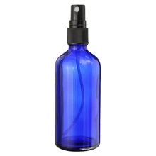 1 шт/2 шт 100 мл синий спрей стеклянная бутылка эфирное масло жидкость распылитель Путешествия Пустой Диспенсер тонкий туман распылитель косметический контейнер