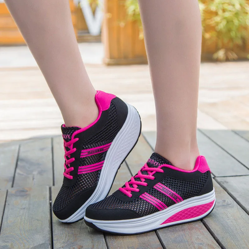 скидка VTOTA/Женская обувь, Новое поступление 2018 года, Модная легкая
дышащая сетчатая обувь для тенниса, женские повседневные кроссовки,
basket femme sneaker Обзор