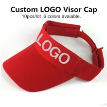 Длинные Хранитель 10 шт./лот Продвижение взрослых DIY Распечатать собственный логотип рекламировать Кепка с козырьком от солнца солнцезащитный крем Пляжные шапки для команды компа