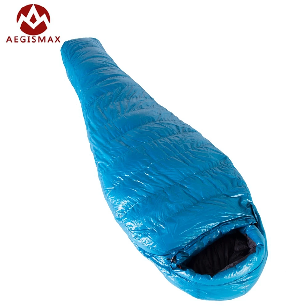 New Aegismax M3 Lengthened Mummy Sleeping Bag Ultralight White Goose Down Box Baffles Winter Outdoor Camping Hiking 210cm*82cm New Aegismax M3 Lengthened Mummy Sleeping Bag Ultralight White Goose Down Box Baffles Winter Outdoor Camping Hiking 210cm*82cm