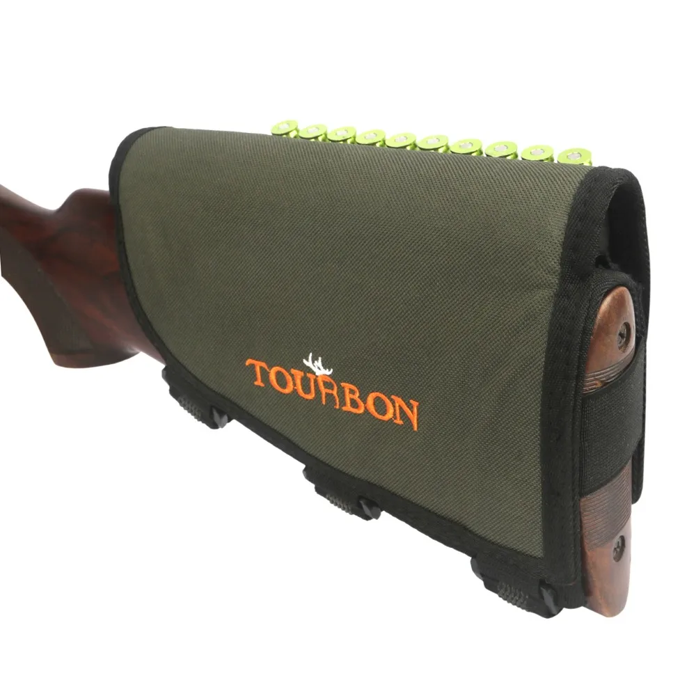 Cartuchos de Munição Titular com 3 Tourbon Caça Tiro Rifle Arma Buttstock Bochecha Resto Almofadas Ajustáveis Acessórios 5 Tourbon caça tiro rifle arma buttstock bochecha