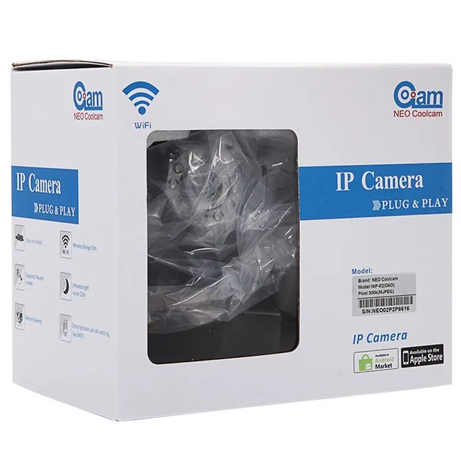 NEO Coolcam NIP 20OZX 720P IP камера Wifi Сеть ИК ночного видения CCTV видео безопасности