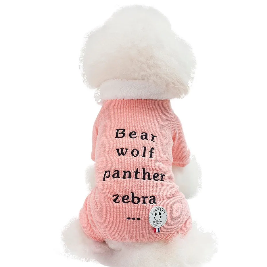 Зимняя Теплая Одежда для собак для маленьких собак, утолщенный щенок, домашнее животное, кот, пальто, куртка для чихуахуа, одежда для йоркширского терьера, ropa para perro 27S2 - Цвет: Розовый