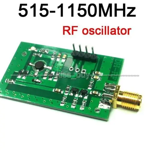 

DYKB 515 -1150 MHz RF Voltage Controll Oscillator Frequency Source Broadband VCO Signal Tracking Generator Ham Radio Amplifier