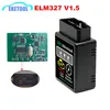 Новый Расширенный сканер OBD ELM327 V1.5, Bluetooth, работает на Android/Windows, PIC18F25K80 V1.5, оборудование для дизельных автомобилей ELM 327 V1.5 BT ► Фото 1/6