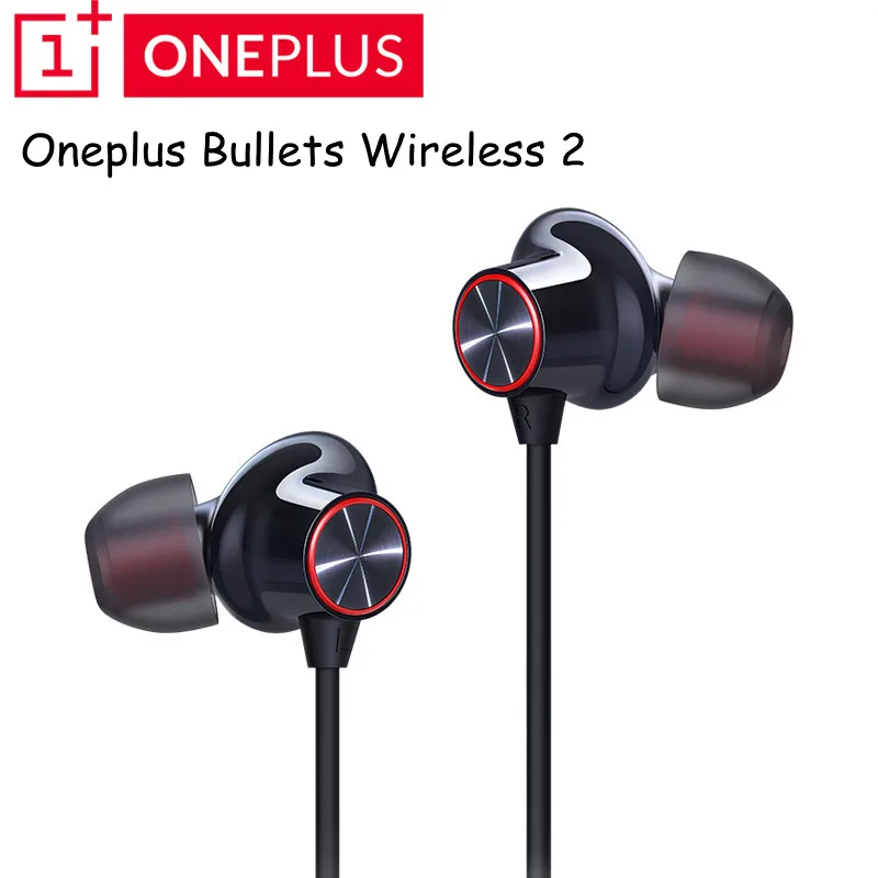 Оригинальные беспроводные наушники OnePlus Bullets 2, гибридные наушники AptX с магнитным управлением, зеленый помощник, быстрая зарядка для Oneplus 7 Pro 7 6T