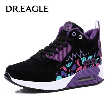 

DR.EAGLE Womens Outdoor Sport Winter sneakers women Athletics sports Female basket femme 2017 running shoes for women krasovki