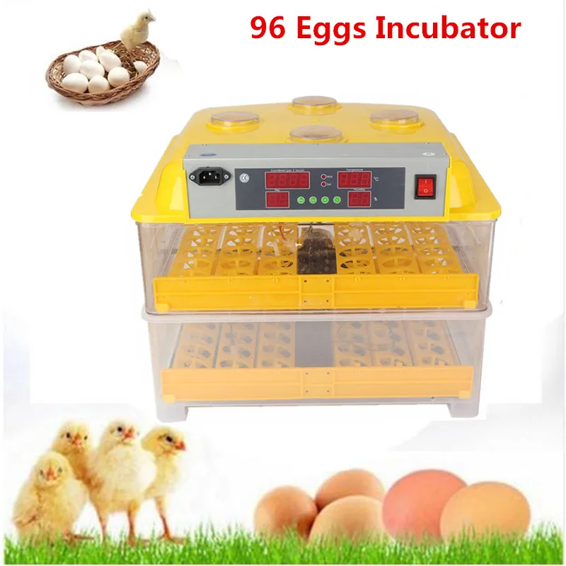 

96 Eggs home use cheap egg incubator for sale Auto Hatchers automatic intelligent poultry incubator