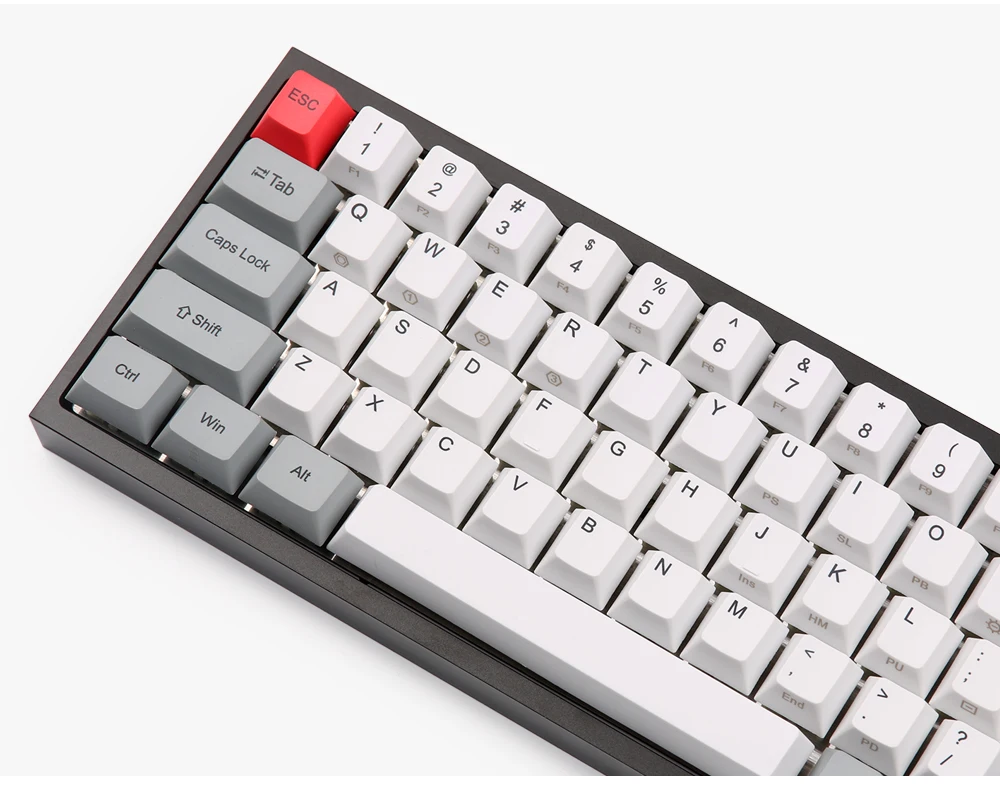 Kbdfans Новое поступление pbt брелки diy механическая клавиатура gk64 брелки 2u shift dz60