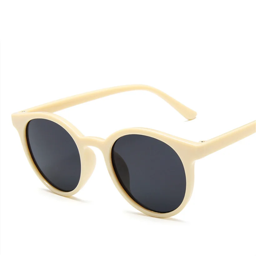 white sunglasses women XojoX 2020 Round Sunglasses Women Fashion Brand Designer Vintage Sun Glasses  Girls Goggles Ladies Shade Eyewear UV400 ray ban sunglasses women Sunglasses