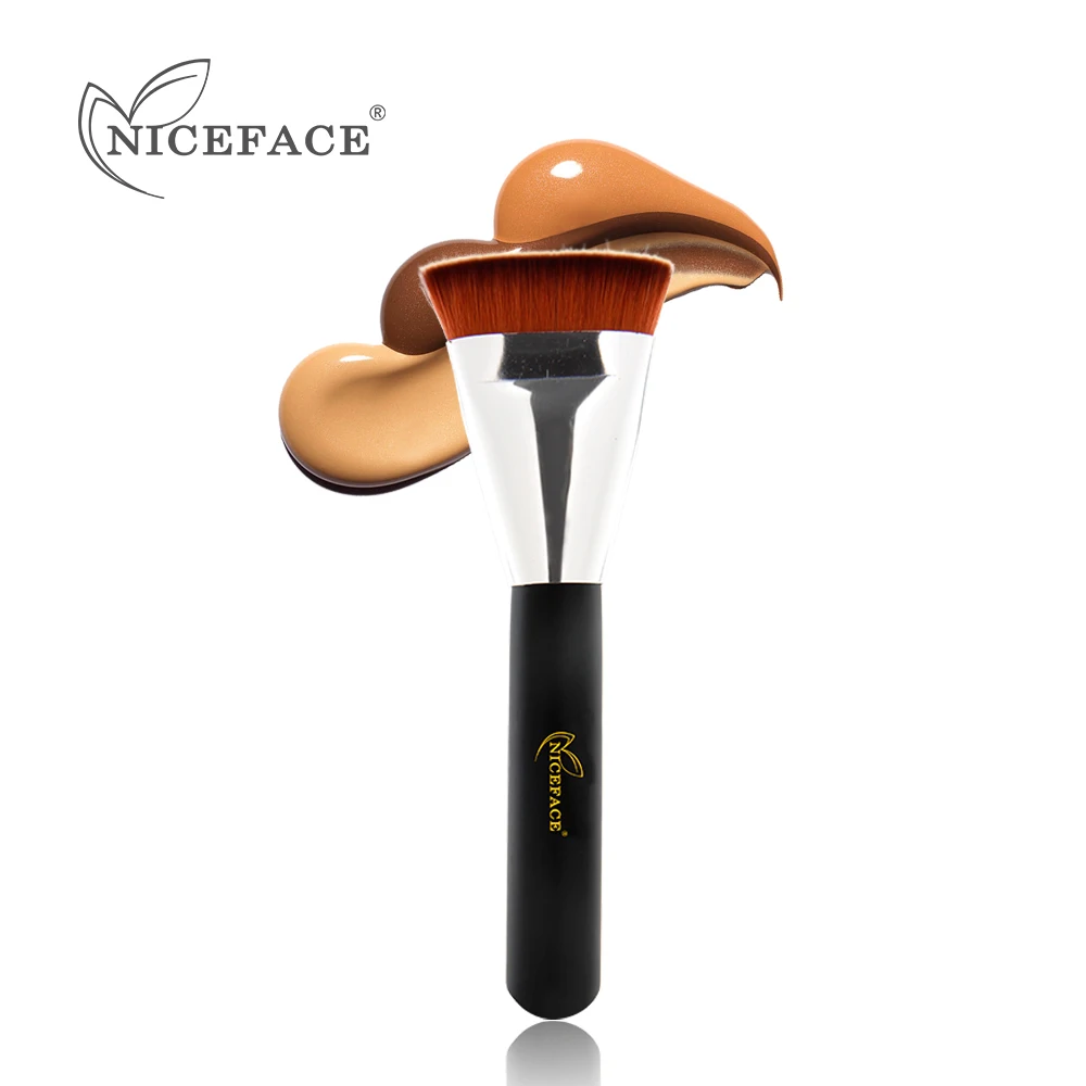 NICEFACE 1pcs Makeup Brushes Flat Top Brush Contour Foundation Brush 