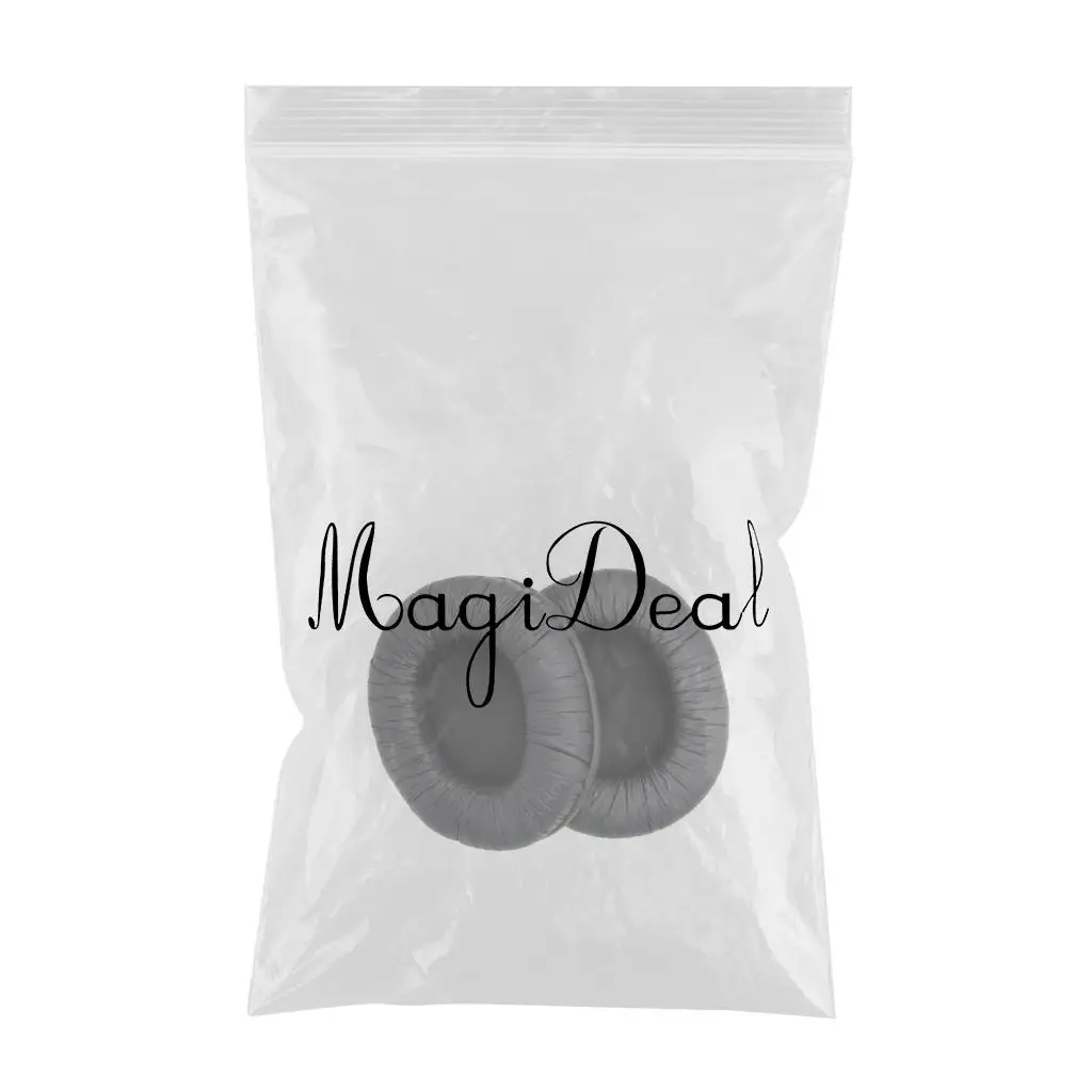 Earpads Replacement Ear Pads Cushions For Sony MDR-7506 MDR-V6 V6 MIC BLK Headset high quality soft Protein skin Good vioce