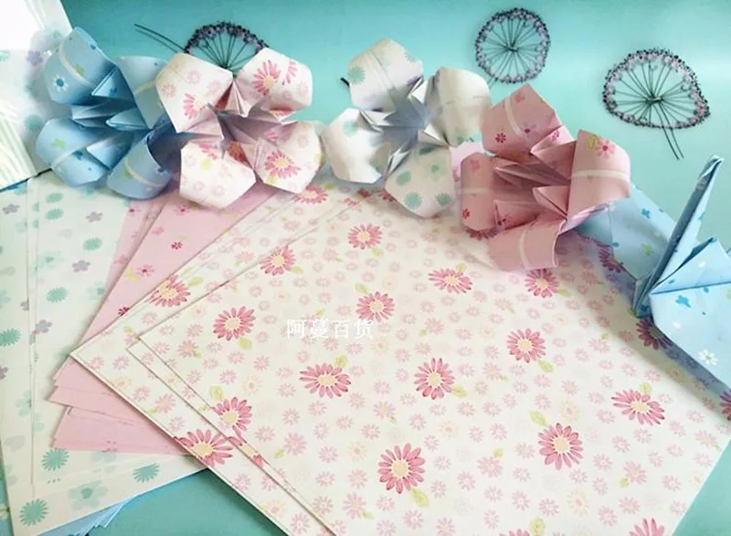 Красочные цветы цветные оригами бумажные журавли DIY любовь ручной работы скрапбукинг бумага Оригами Цветная бумага Оригами головоломка 7см80 шт