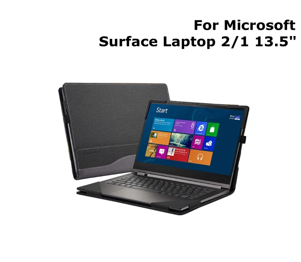 Для поверхности ноутбука 2/1 13,5 дюймов Чехол, искусственная кожа Folio Stand жесткая Защитная крышка чехол тип клавиатуры Крышка для поверхности ноутбука 2