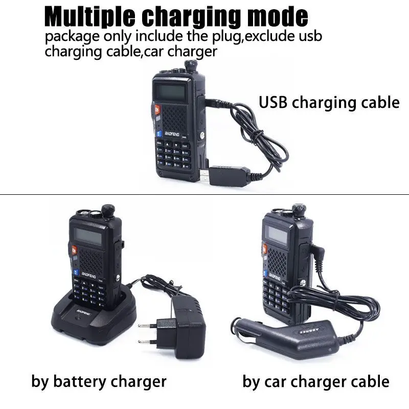 BAOFENG BF UVB3 PLUS 8 Вт Высокая мощность UHF/VHF Двухдиапазонный 10 км дальний утолщенный