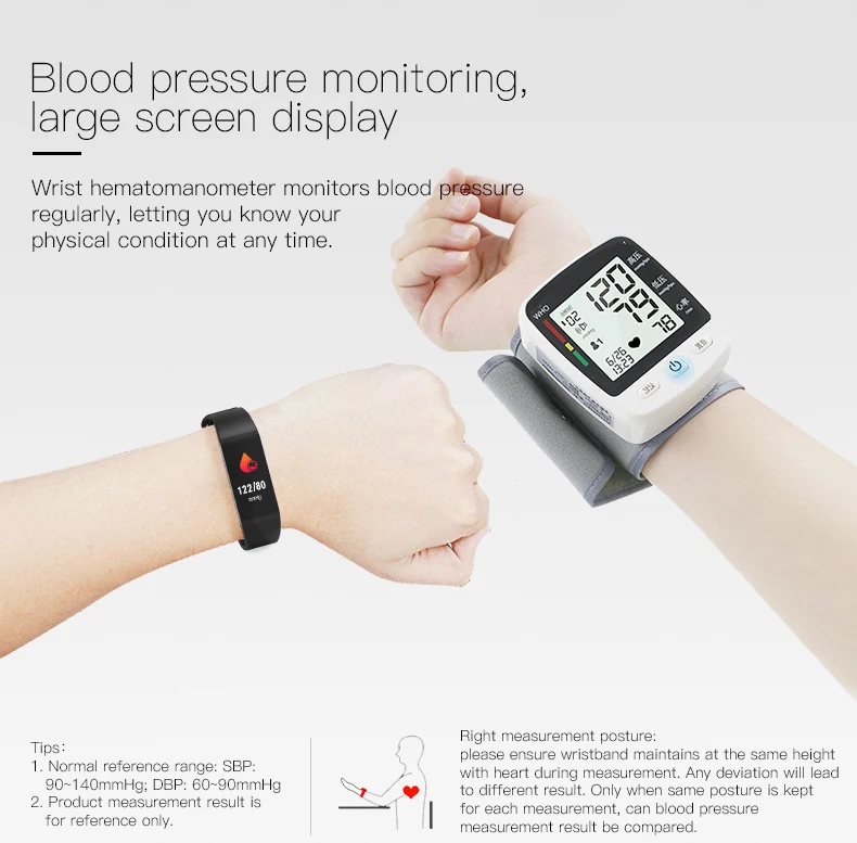 Smart bracelet blood pressure  heartrate W6S (8) - 