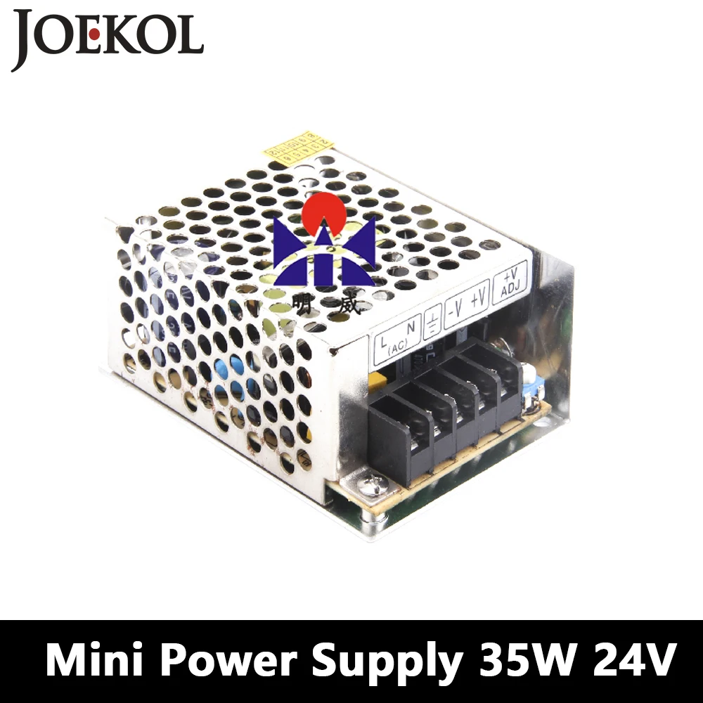 

Mini Type DC power supply 35W 24V 1.5A Single Output voltage converter for LED Strip,AC110V/220V Transformer to DC 24V