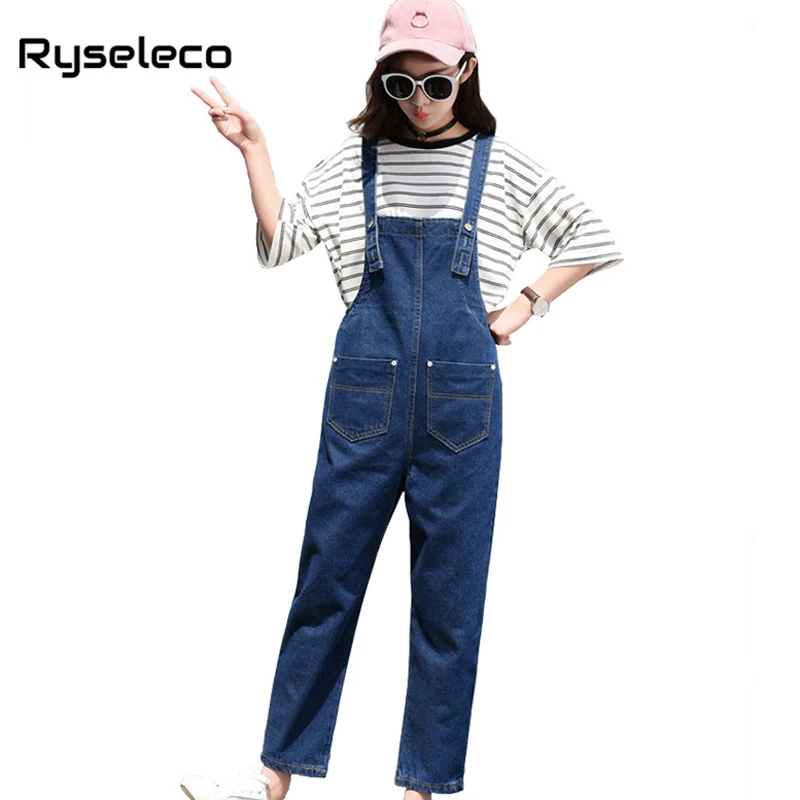 Ryseleco 2018 весна элегантный дизайн однотонные ботильоны-Длина Брюки Джинсы