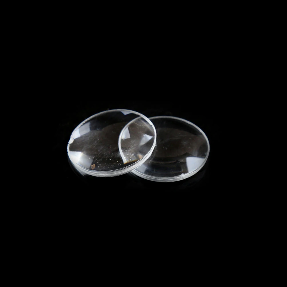 2pcs/lot DIY BiConvex Lens for Google Cardboard 3D VR Glasses High Quality Biconvex Lenses 25 x 45mm