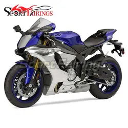 В комплекте ABS Обтекатели для Yamaha YZF 1000 R1 15 16 YZF-R1 2015 2016 литой мотоциклетный комплект обтекателей серебристый синий корпус Наборы