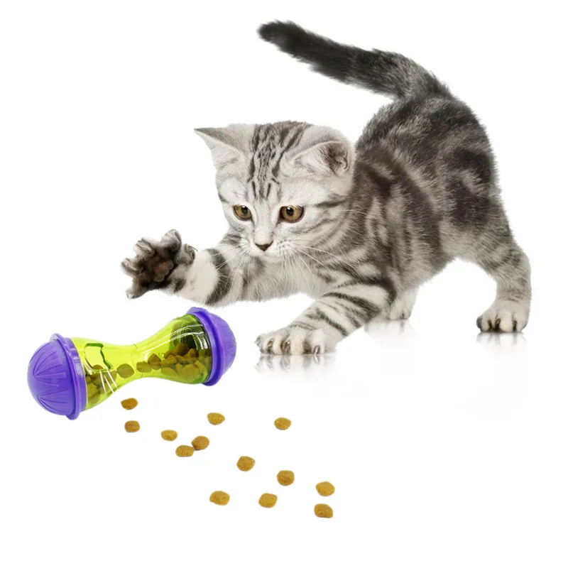 

Funny Pet Food Dispenser Treat Ball Toy Pets Puppy Cat Leakage Food Fun Bowl Ball Pet Playing Training Educational Toys