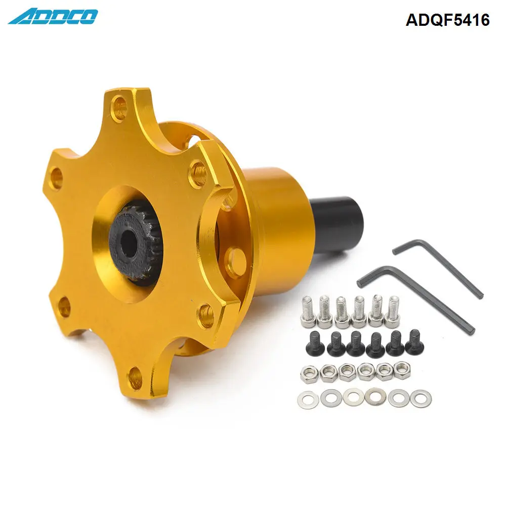 ADDCO Off Quick Release Boss Kit Weld On 6 Bolt Fit Moslty Steering